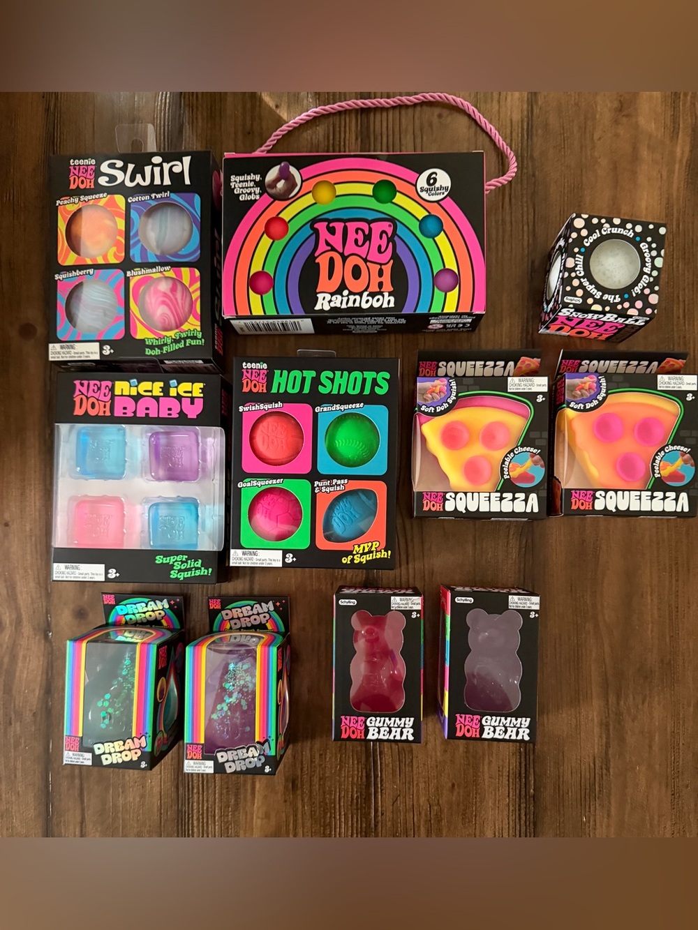 NeeDoh Toy Bundle, 11 pieces total